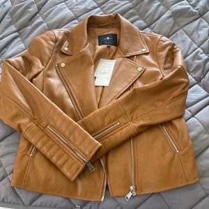Vegan Leather Moto Jacket